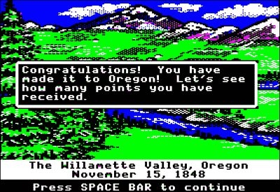 Oregon Trail screenshot